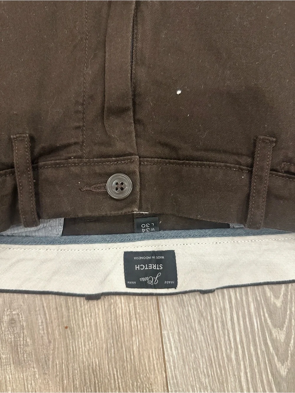 J. Crew Brown Stretch Skinny Pants